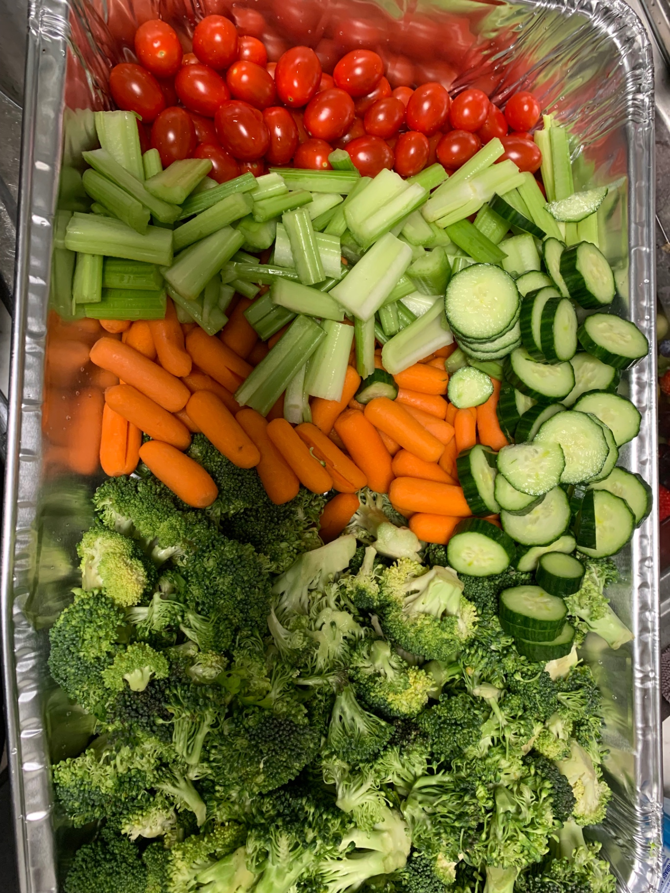 Fresh cut vegetables
